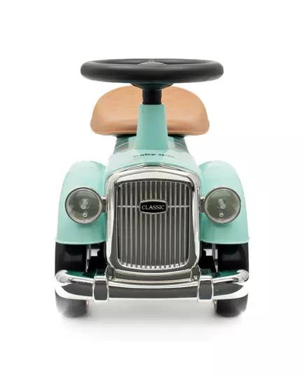 Retro Loopauto Mint – Loopwagen met Geluid en Opbergruimte