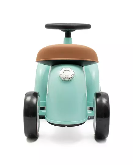 Retro Loopauto Mint – Loopwagen met Geluid en Opbergruimte
