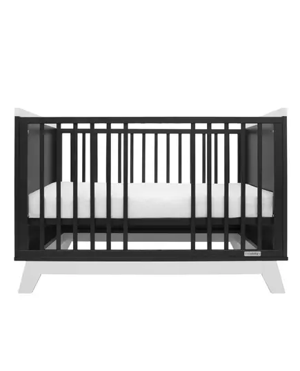 Ledikant MARCUS - 120 x 60 cm - Grafiet/Wit - Met Sofafunctie
