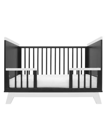Ledikant MARCUS - 120 x 60 cm - Grafiet/Wit - Met Sofafunctie