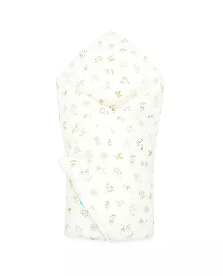 Wikkeldoek - Bloemenprint Zoe - Lichtgewicht - Ademend