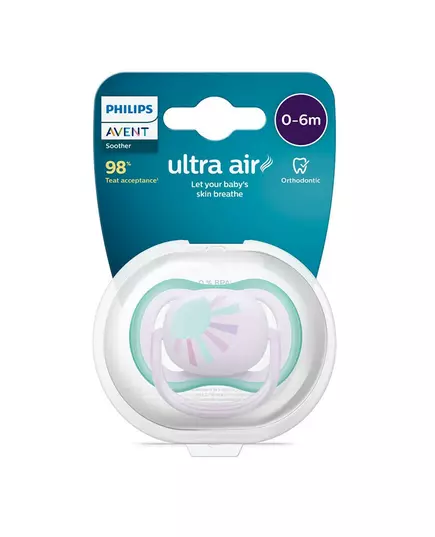 Philips Avent fopspeen Ultra Air - 0-6 maanden - Zon - 1 stuk