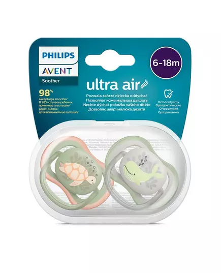 Philips Avent fopspenen Ultra Air - 6-18 maanden - Jongen
