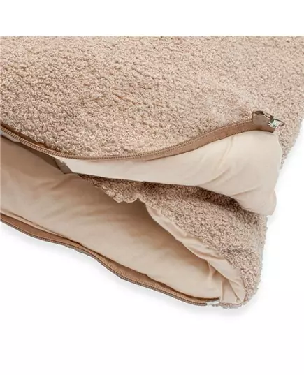 Teddy beige wikkelslaapzak 55x40 cm – zacht en veilig