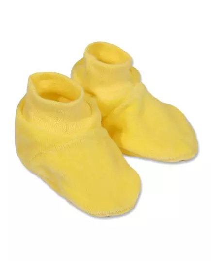 babyslofjes - geel - maat 62 (3-6 maanden) - 80% katoen, 20% polyester