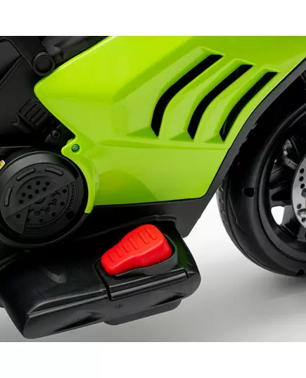 Supersport Elektrische Kinder Motor Groen – Met Geluid en Zijwieltjes