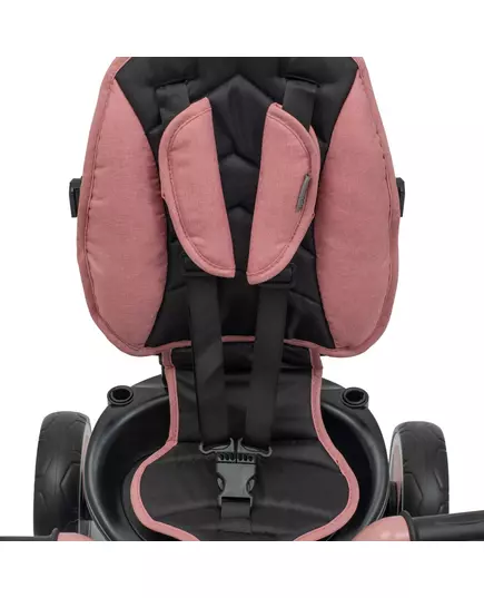 5-in-1 RELAX Driewieler Roze – Verstelbaar, Duwstang en 360° Draaiend Zitje