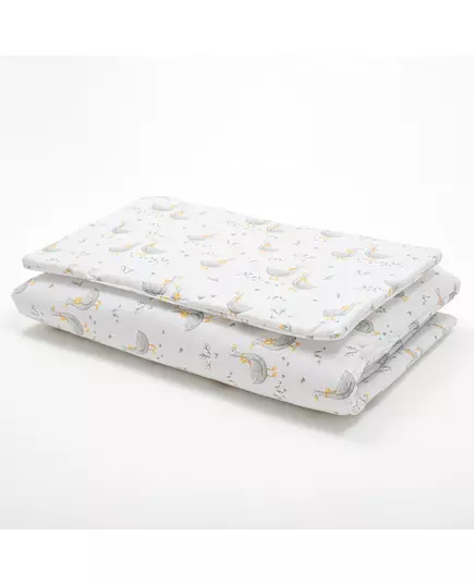 Beddengoedset Baby - Gansjes - Met Vulling - Dekbed 90 x 120 cm