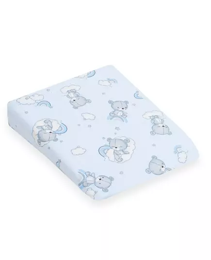 BASIC kussensloop voor wigkussen blauw 30x37 cm – zacht en huidvriendelijk