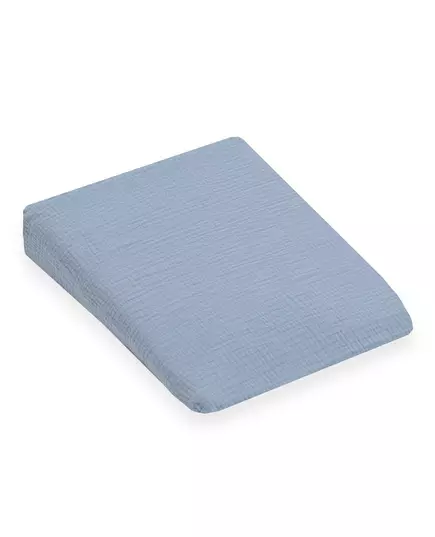 STANDARD katoenen kussensloop voor wigkussen blauw 30x37 cm – zacht en ademend