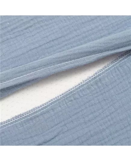 STANDARD katoenen kussensloop voor wigkussen blauw 30x37 cm – zacht en ademend