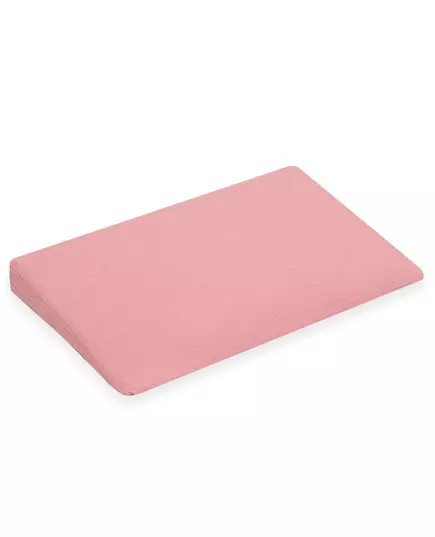 Katoenen kussensloop voor wigkussen 59x37 cm roze