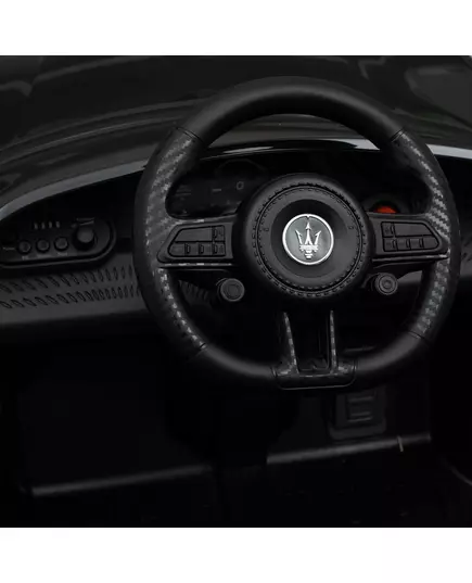 Elektrische Speelauto Maserati GranTurismo Zwart – Luxe Kindervoertuig met Afstandsbediening