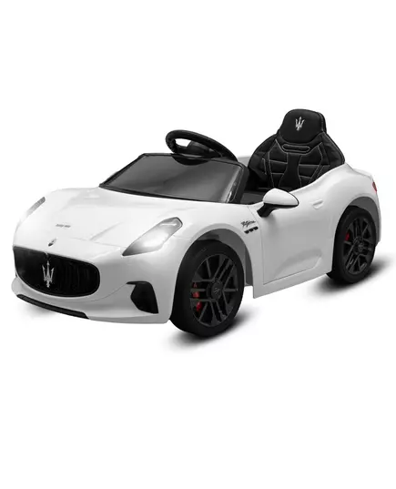 Elektrische Speelauto Maserati GranTurismo Wit – Luxe Kindervoertuig met Afstandsbediening