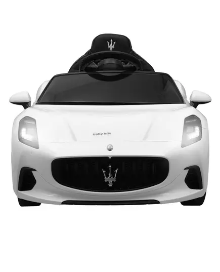Elektrische Speelauto Maserati GranTurismo Wit – Luxe Kindervoertuig met Afstandsbediening