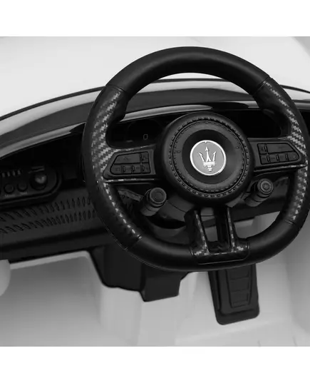 Elektrische Speelauto Maserati GranTurismo Wit – Luxe Kindervoertuig met Afstandsbediening