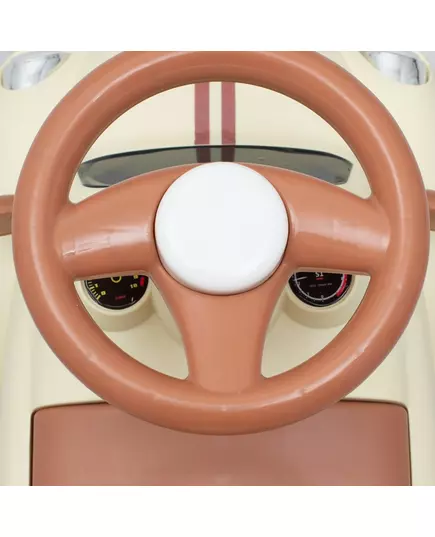 Baby Kiddo Cruiser Loopauto Beige – Retro Stijl en Veiligheid voor Kleintjes