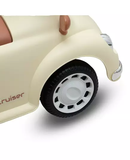 Baby Kiddo Cruiser Loopauto Beige – Retro Stijl en Veiligheid voor Kleintjes
