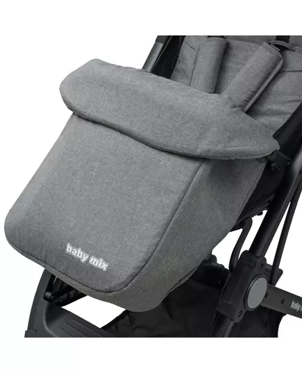 Bimelo lichtgewicht buggy grijs – compact en functioneel