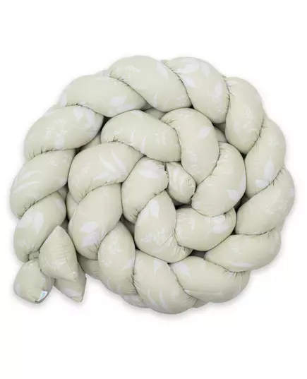 Gevlochten Bedomranding - Leaves Design - Ledikant Bumper