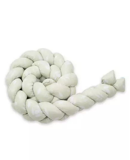 Gevlochten Bedomranding - Leaves Design - Ledikant Bumper