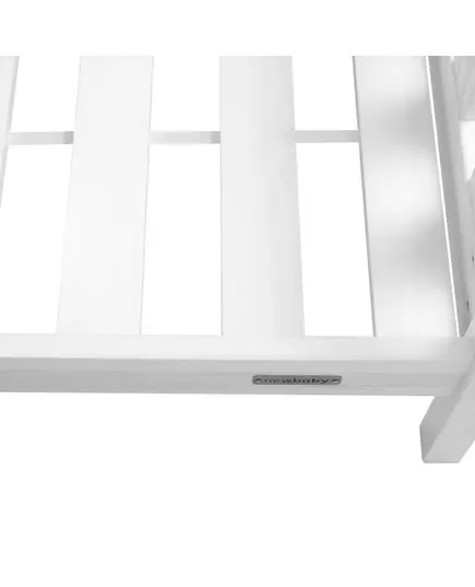 Kinderbed CASTELLO - 180x90 cm - Wit Huisbed - Met Uitvalbeveiliging