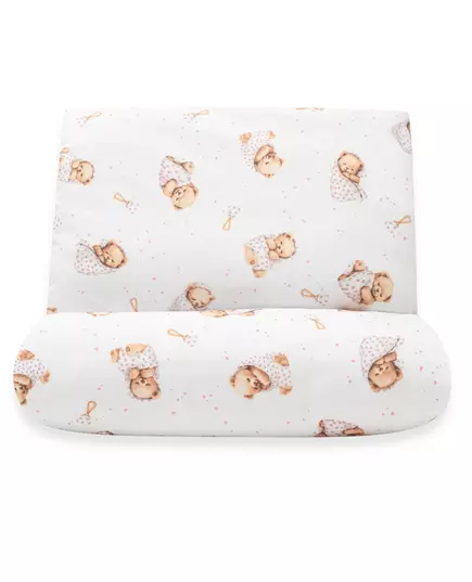 Beddengoedset Baby - Sweet Teddy Bear Roze - Zonder Vulling