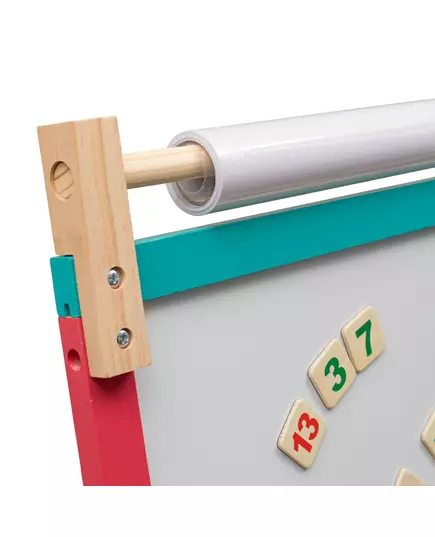 Montessori Houten 2-in-1 Schoolbord - Zwart