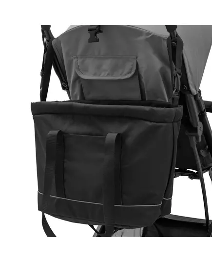universele kinderwagen tas - buggytas zwart met reflecterende elementen