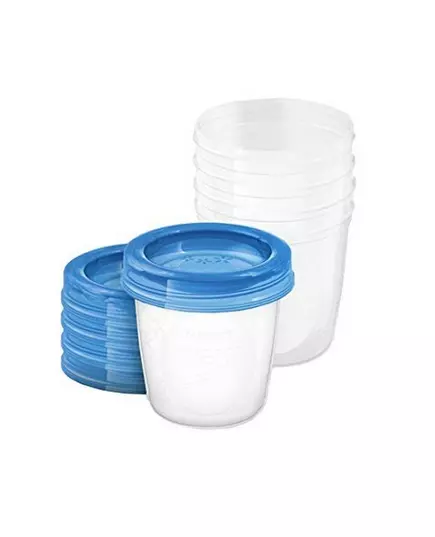 Philips Avent bewaarbakjes - 180 ml - 5 stuks - Voor moedermelk en babyvoeding