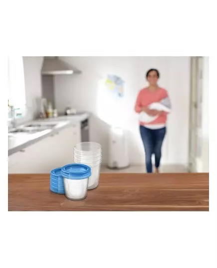 Philips Avent bewaarbakjes - 180 ml - 5 stuks - Voor moedermelk en babyvoeding