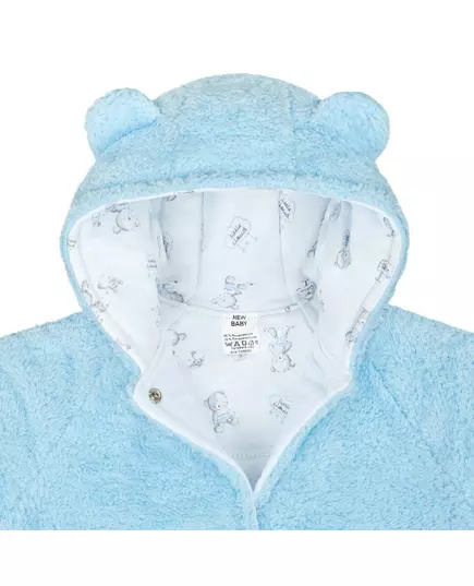 Winterjas - Babyjas met capuchon - Teddyberen voering - Maat 86 (12-18m)