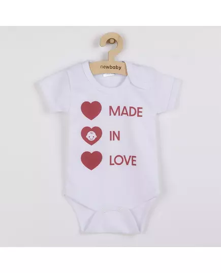 Baby romper - MADE IN LOVE - maat 68 (4-6 maanden) - 100% katoen
