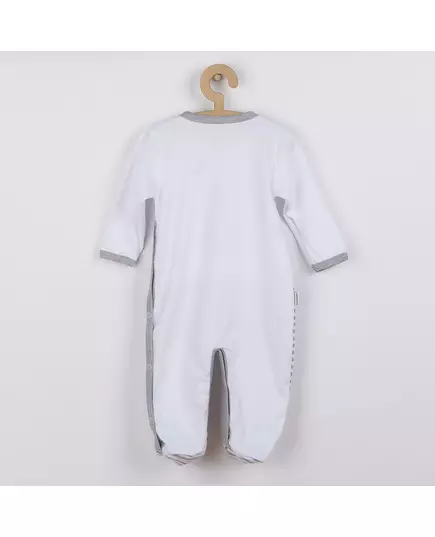 Jumpsuit - Katoen - Zebra Afbeelding - Mouwen met Knoopsluiting