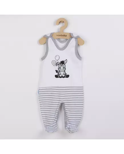 Romper - Katoen - Zebra - Maat 80 (9-12 maanden) - Babykleding
