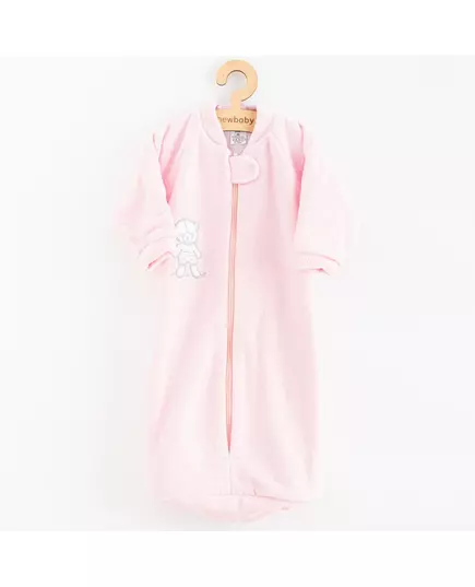 Babyslaapzak - Teddybeer - Roze - Maat 80 (9-12 maanden)