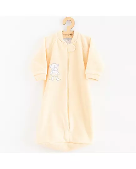 Baby Slaapzak - Geel - Teddy Beer - Mouwen - Maat 80 (9-12 maanden)