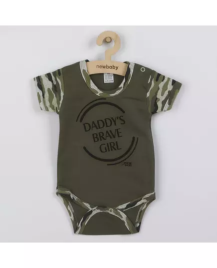 Baby bodysuit - Kortarm - Camo mouwen - Maat 80 (9-12 maanden)