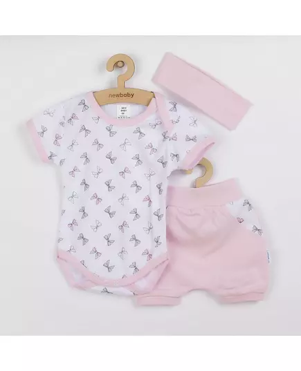 Babykleding - 3-delige set - Zomer - Roze - maat 92 (18-24 maanden)