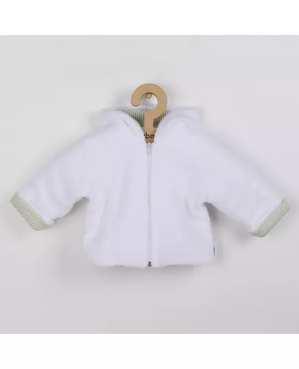 Babyjack - Luxe winterjas met capuchon - White Wellsoft