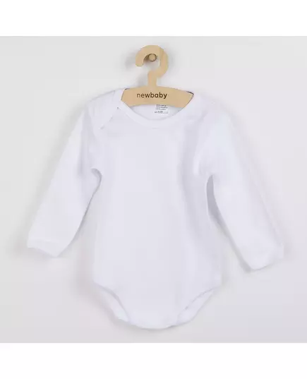 Baby rompers - Lange mouwen - Wit - Maat 50 - 100% katoen