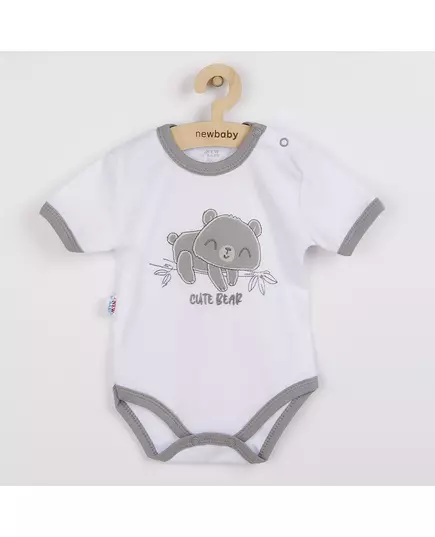Baby Romper - Katoen - Schattig Beer Ontwerp - Drukknoopsluiting