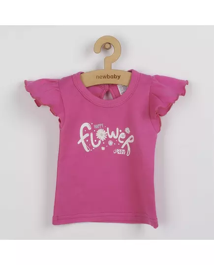 2-piece set - T-shirt en broekje - katoen - bloemenmotief