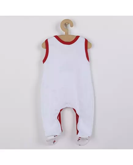 babykleding - onesie - maat 86 (12-18m) - 100% katoen - kersenpatroon