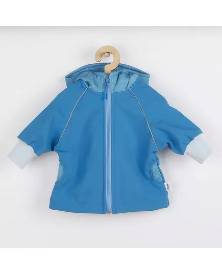 Softshell Kinderjas - Blauw - Maat 74 (6-9 maanden) - Waterbestendig