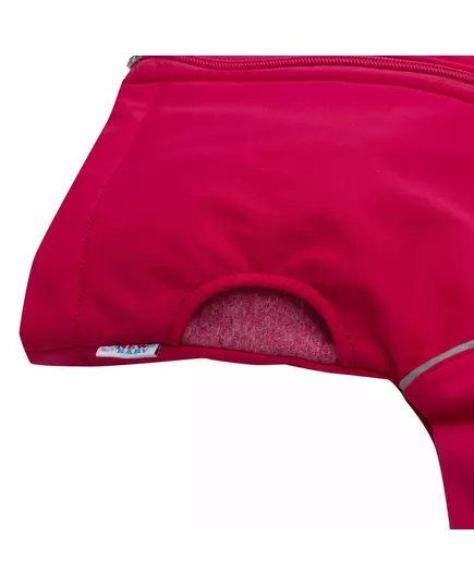 Softshell Vest - Roze - Capuchon - Reflecterende biezen