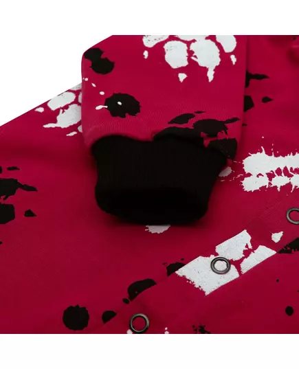 Overalls - Kap met Oortjes - Donker Bordeauxrood - Maat 62 (3-6 maanden)