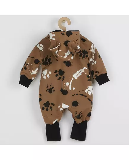 Baby overalls - met capuchon - met oortjes - maat 86 - 12-18 maanden