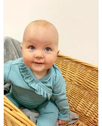 2-Piece Set - romper met lange mouwen - broek met elastische tailleband