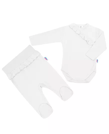 Babykleding - 2-delige set - Romper met lange mouwen - Broek met elastische taille